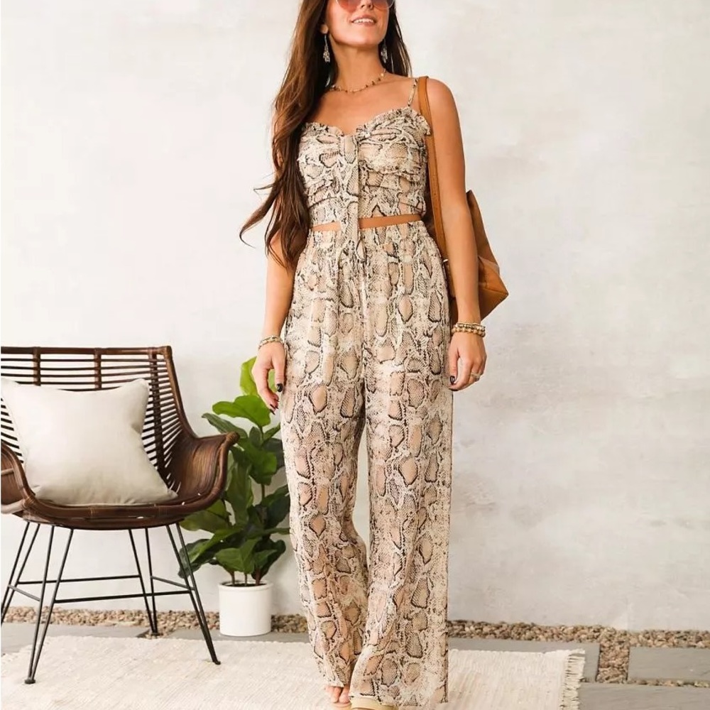 Privy Two Piece Snake Print Set from Buckle